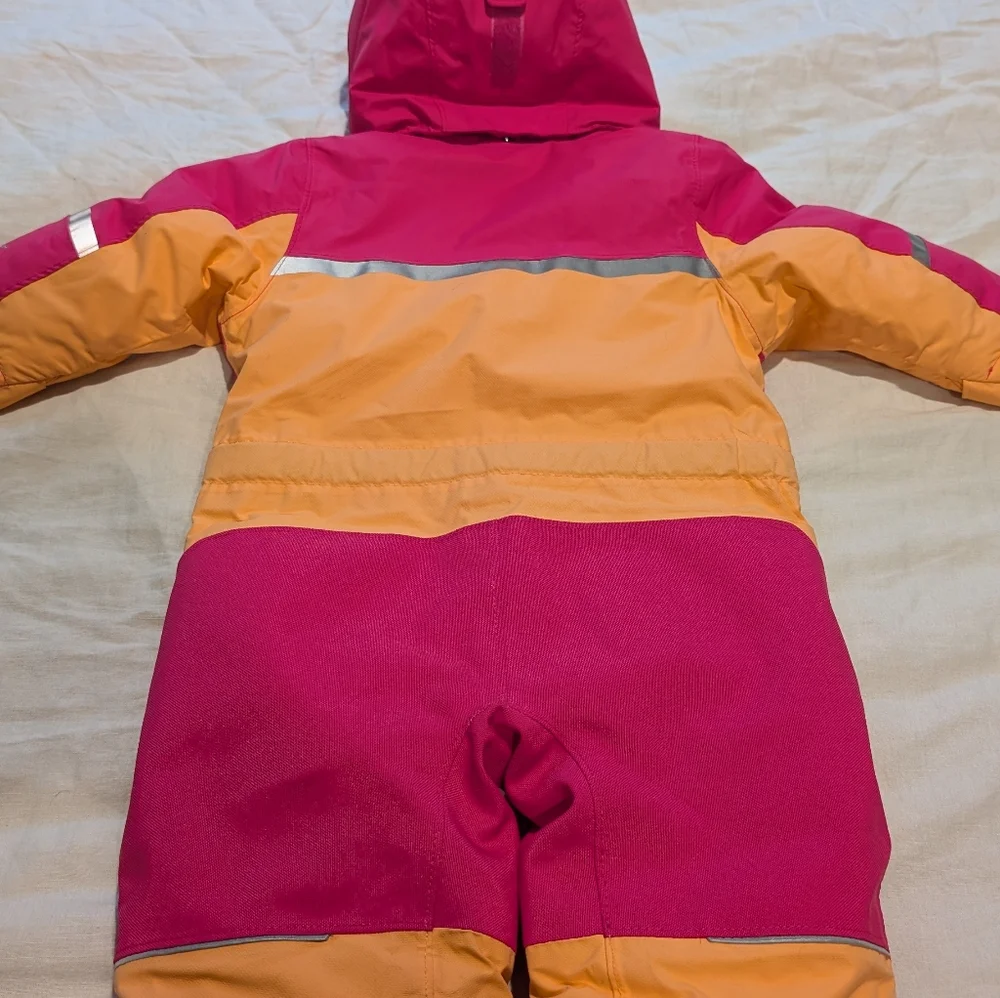 Columbia Fuchsia and Orange Snowsuit